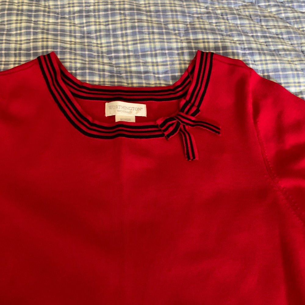 Worthington Red 2X top - Picture 2 of 4